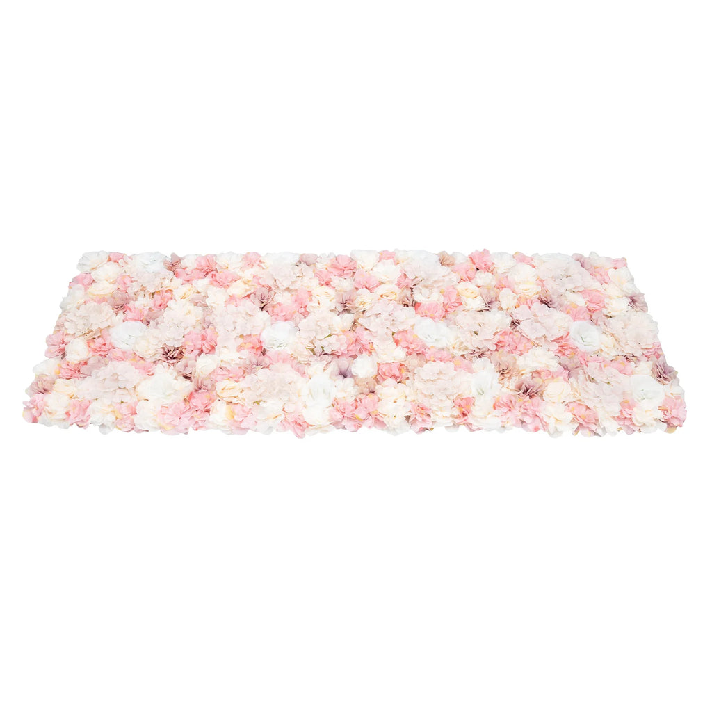 12 Pack Flower Wall Panels 16 x 24 inch 3D Rose Wall Mat Decorative Faux Floral Panel Hydrangea Silk Faux Flower Backdrop