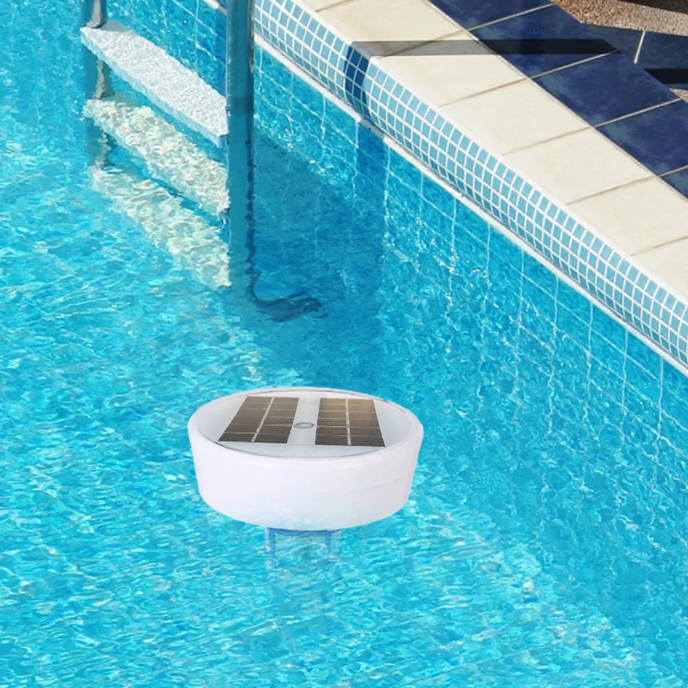 Solar Pool Ionizer Purifier/ Kills-Algae/ Swimming Pool Water Purifiers/ Chlorine-Free Sun Shock &/Water Purifier For Outdoor Hot Tub