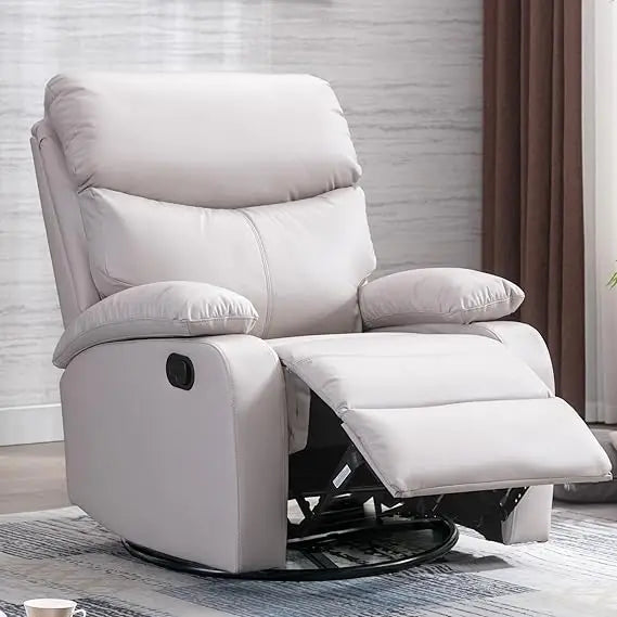 Swivel Rocker Recliner Chair for Adults, Rocking Small Recliner Chairs for Small Spaces, Glider Recliner
