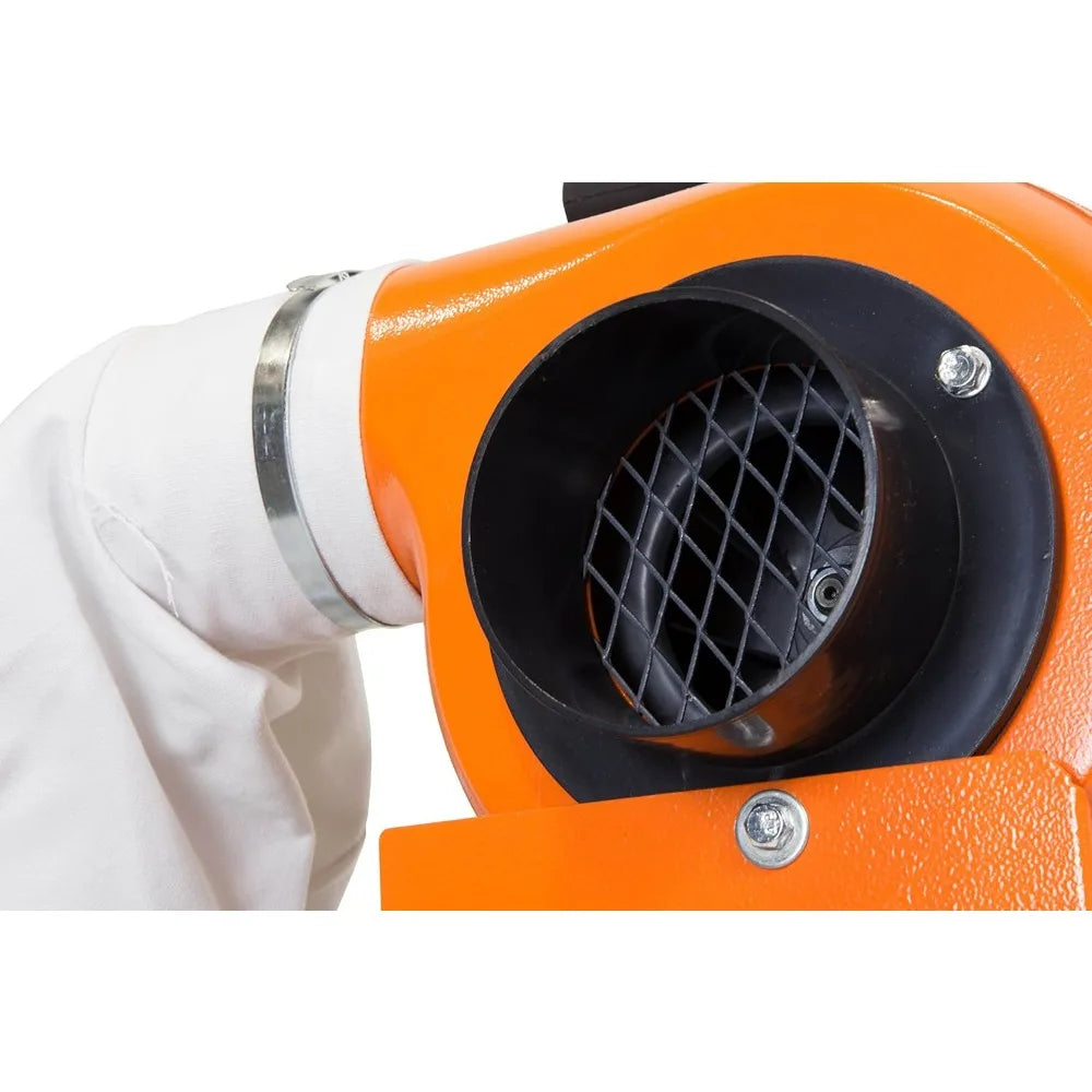 Woodworking Dust Collector with 5.7-Amp Motor, 12-Gallon Bag, Mobile Base, and Wall Mount Option (DC3401)