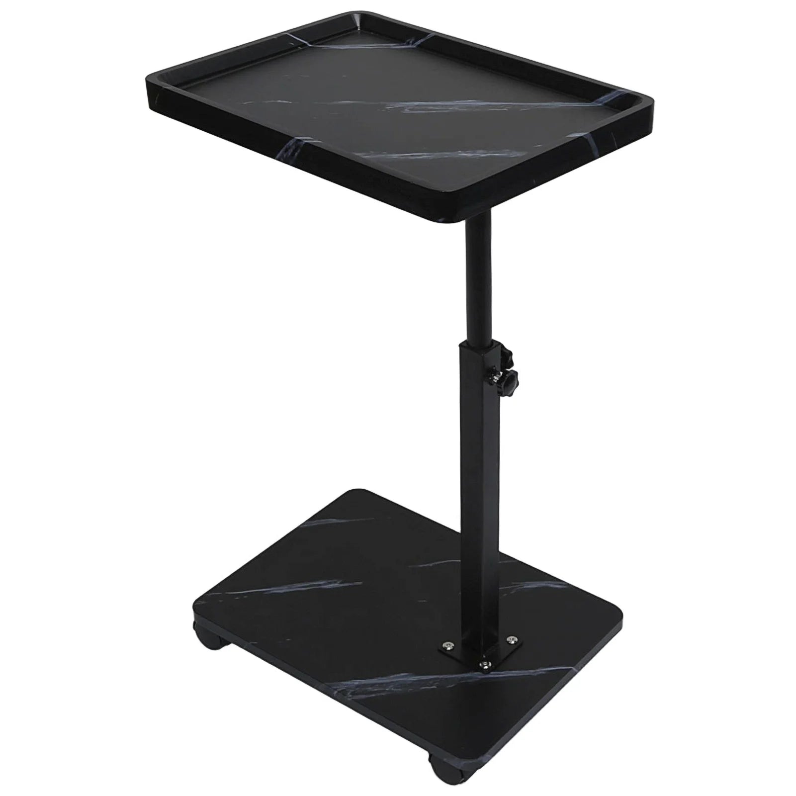 15.74x11.81 Inch Coffee Table C-Shaped Simple Mobile Rolling Storage Desk Home Bedside Corner Sofa Cabinet Family Side Tables