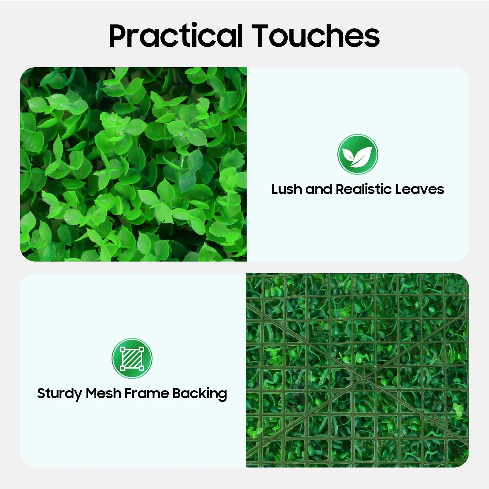12PCS 40x60cm Artificial Plants Grass Wall Backdrop,Artificial Hedge Boxwood Panel,Artificial Green Wall for Home Decoration
