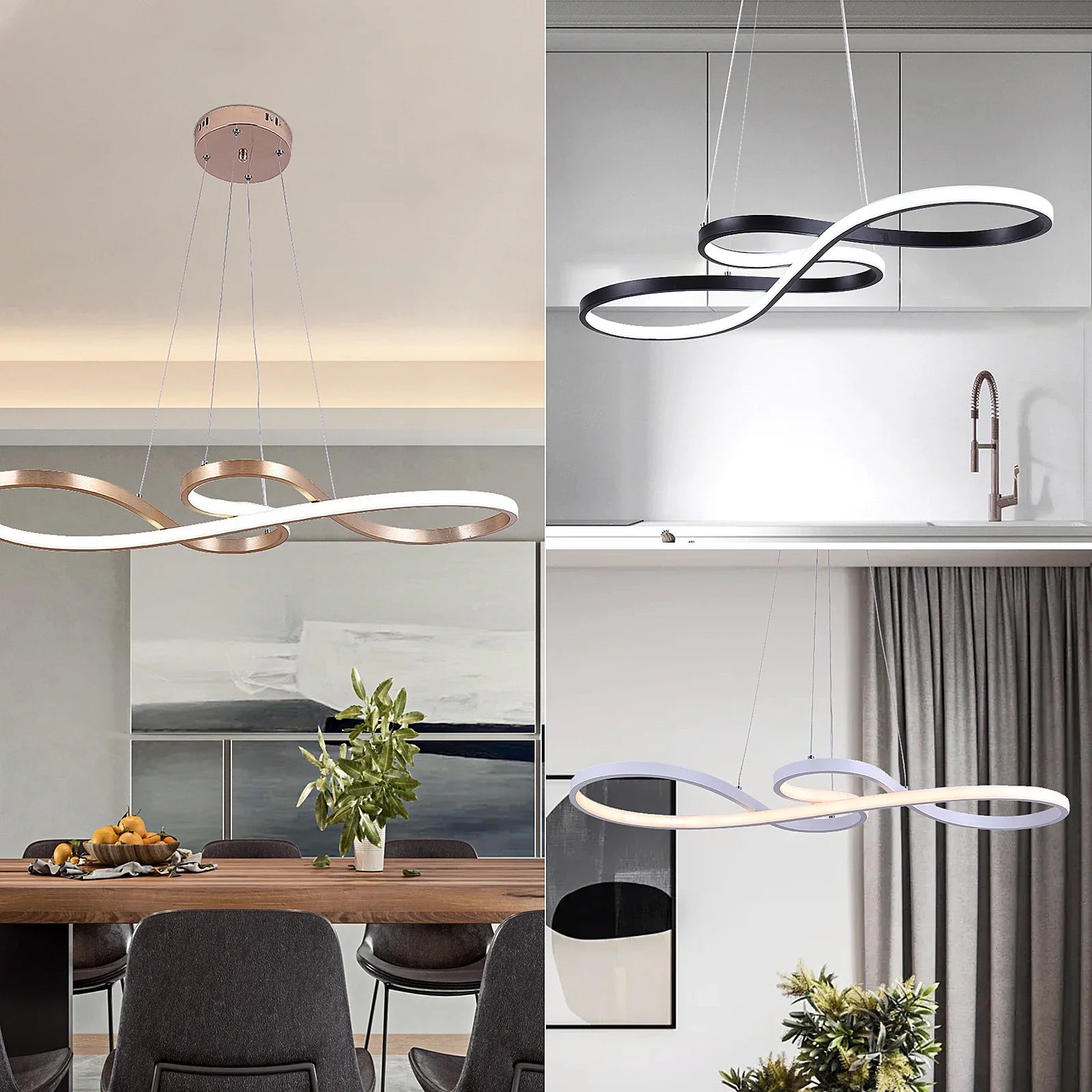 Modern Chandelier Pendant Light/ Acrylic/ Note Dimmable Led Ceiling Lamp/ Dining/ Living Room/ Hotel Decor/ Hanging Fixture