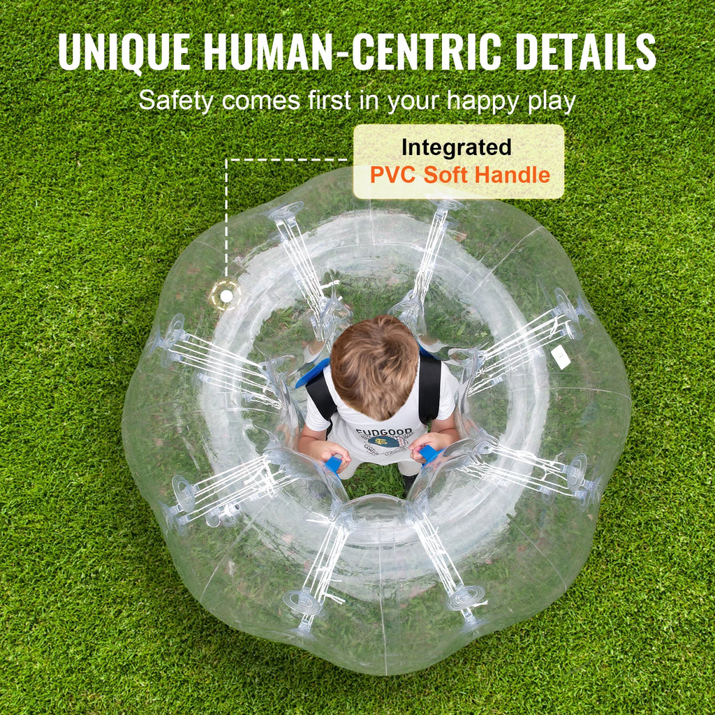 4FT/1.2M Inflatable Bumper Ball/ 1/2PCS Body Sumo Zorb Balls for Teen & Adult 0.8mm PVC Bubble, Balls, Bumper, Bopper Toys