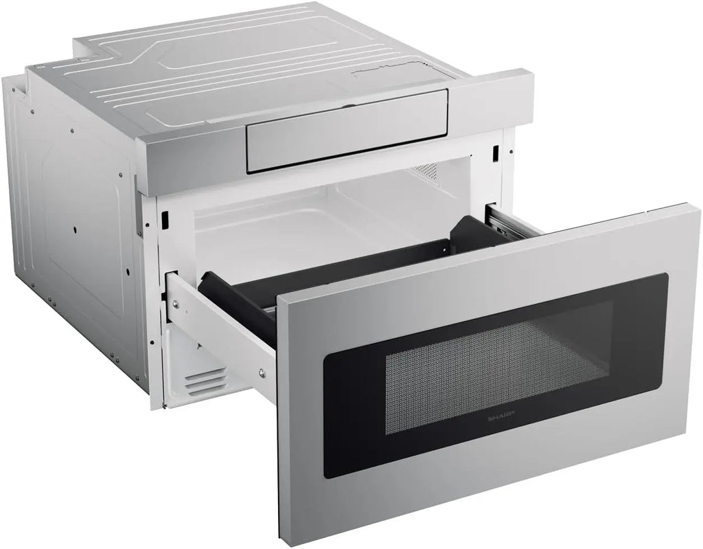 Microwave Drawer Oven, 24-inch, 1.2 Cubic Feet, 950 Watt, Concealed Control Panel with Digital LCD Display, Stainless Steel