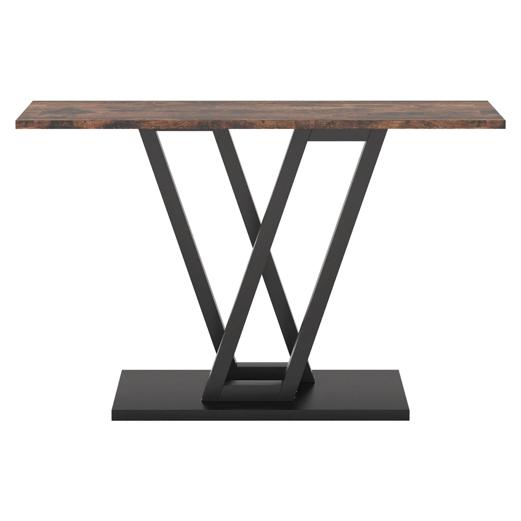 Console Table Industrial Entryway Hallway Table