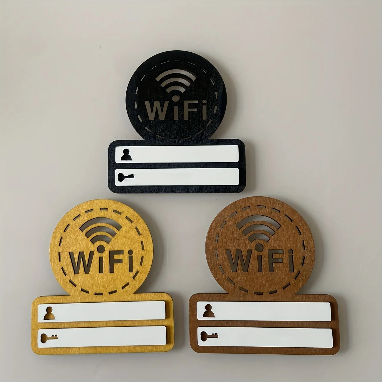 1pc Wooden WiFi Password Sign, Wall Hanging Wireless Network Indicator