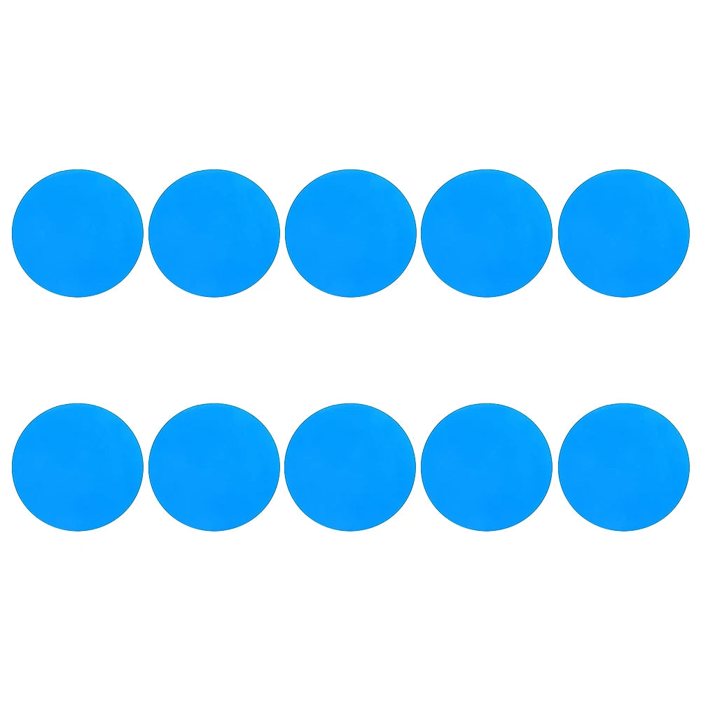 10pcs Swimming Pool Repair Kit Self-Adhesive PVC Swimming Pool Patch/ Multifunctional  Inflatable Boat Supplies