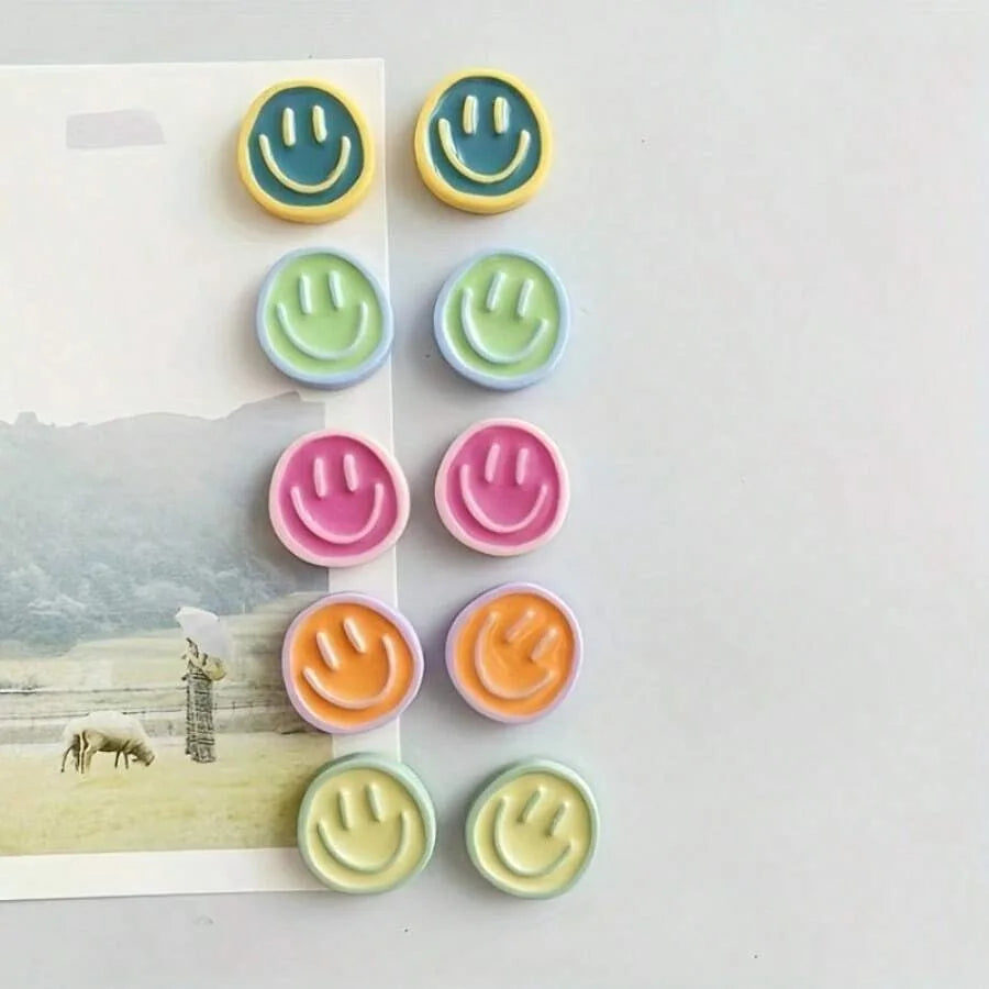 5/10pcs, Cartoon Refrigerator Magnets, Personalized Home Whiteboard Decoration, Photo Message Board