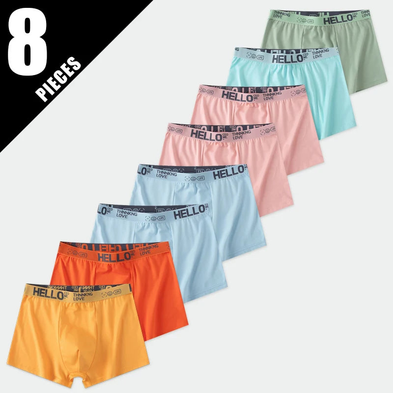 5 /10 Pack Men's Black Gold Printed Boxer Underwear Comfortable And Versatile Plus Size Sexy Young Men's Leisure Sports