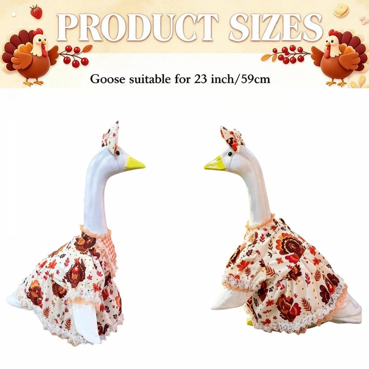 Porch Goose Outfit Outfit Maple Leaf Goose Dress With Goose Thanksgiving Outfit Maple Leaf Print Professional