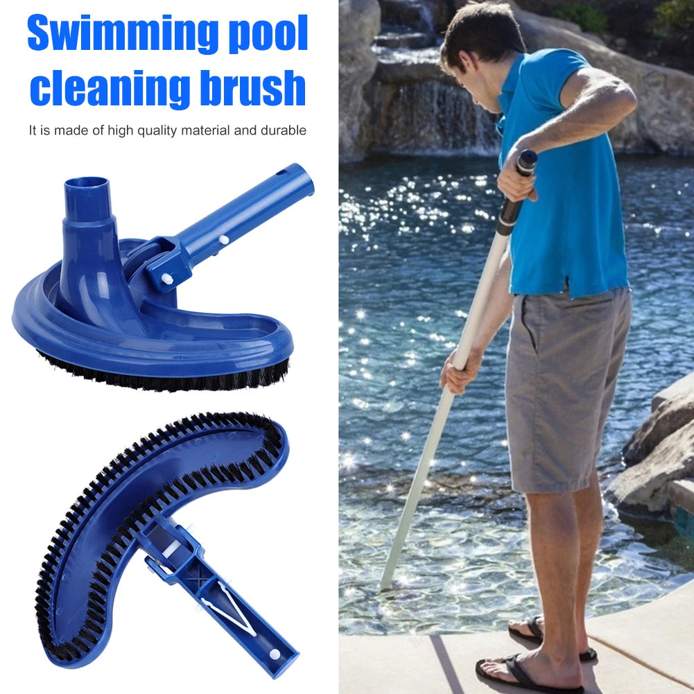 Swimming Pool Vacuum Cleaner/ Suction Fish Pond/ Pool Cleaner Head/ Pond, Fountain, Spa, Pool Cleaning Brush Effective Against Stains