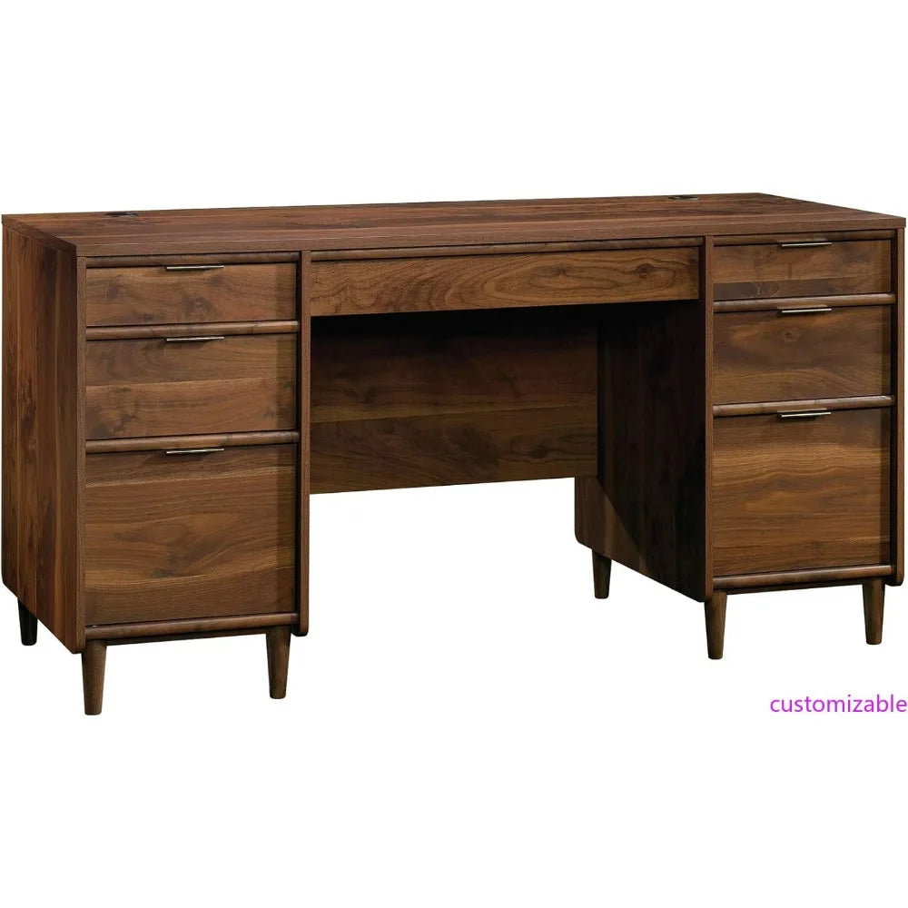 Executive Desk in Rich Walnut Finish