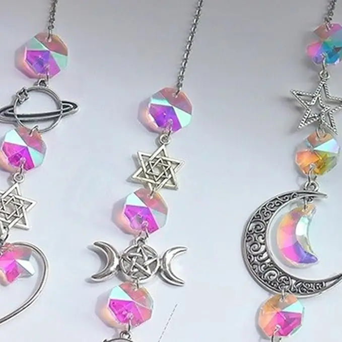 Crystal Wind Chime Rainbow Maker /Sun Catcher/ Dream Catcher Pendant/ Home/ Garden Decor Wind Chime, Holiday, Festival, Home Decor,