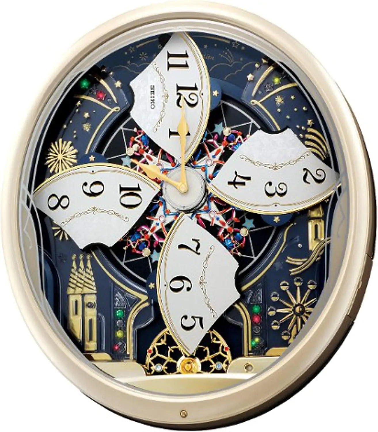 Melodies in Motion Wall Clock, Starry Night