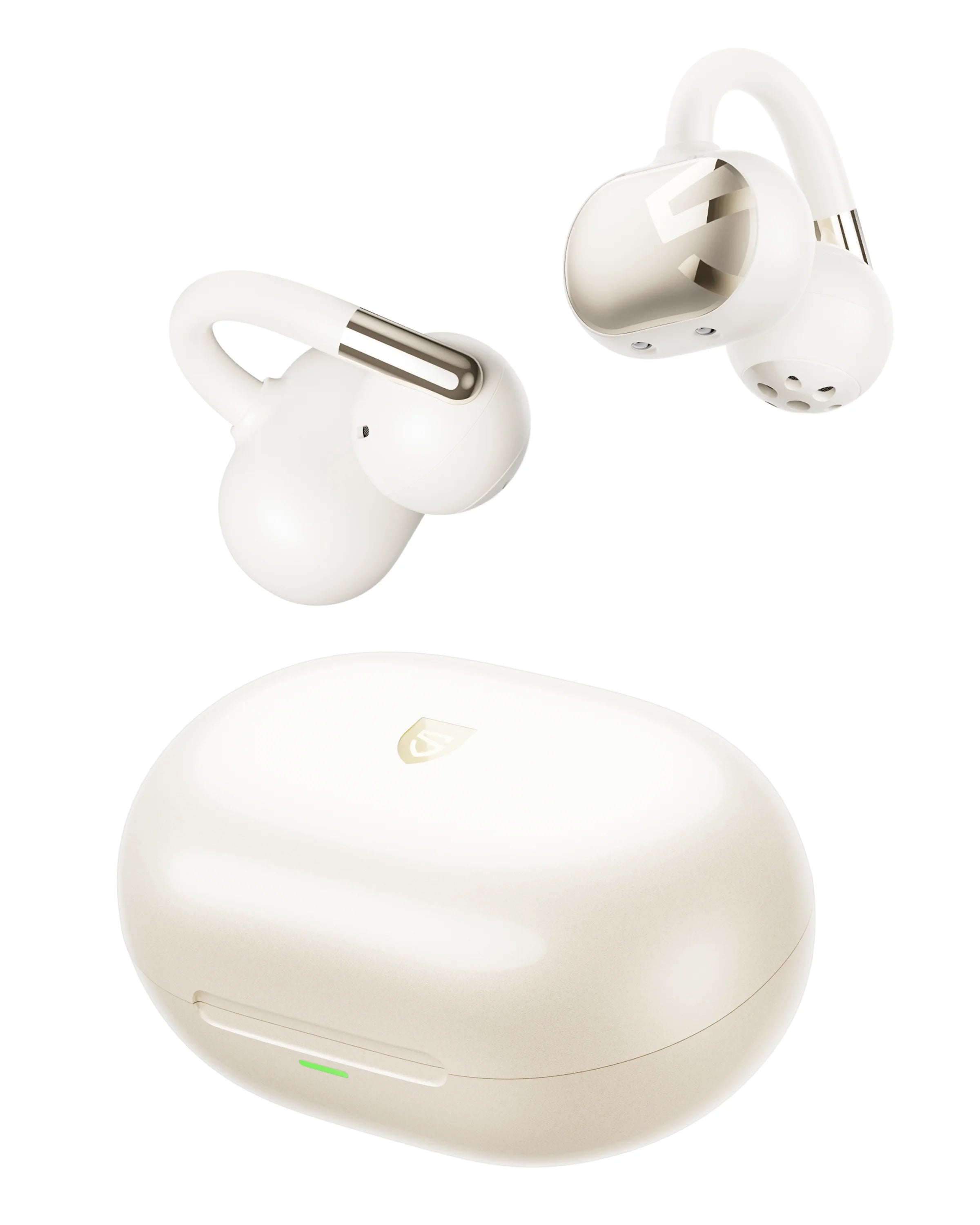 Open Ear Wireless Headphones Dolby Audio Bluetooth 5.4 Earphone Clip On Sports Earbuds with Hi-Res LDAC, IPX5