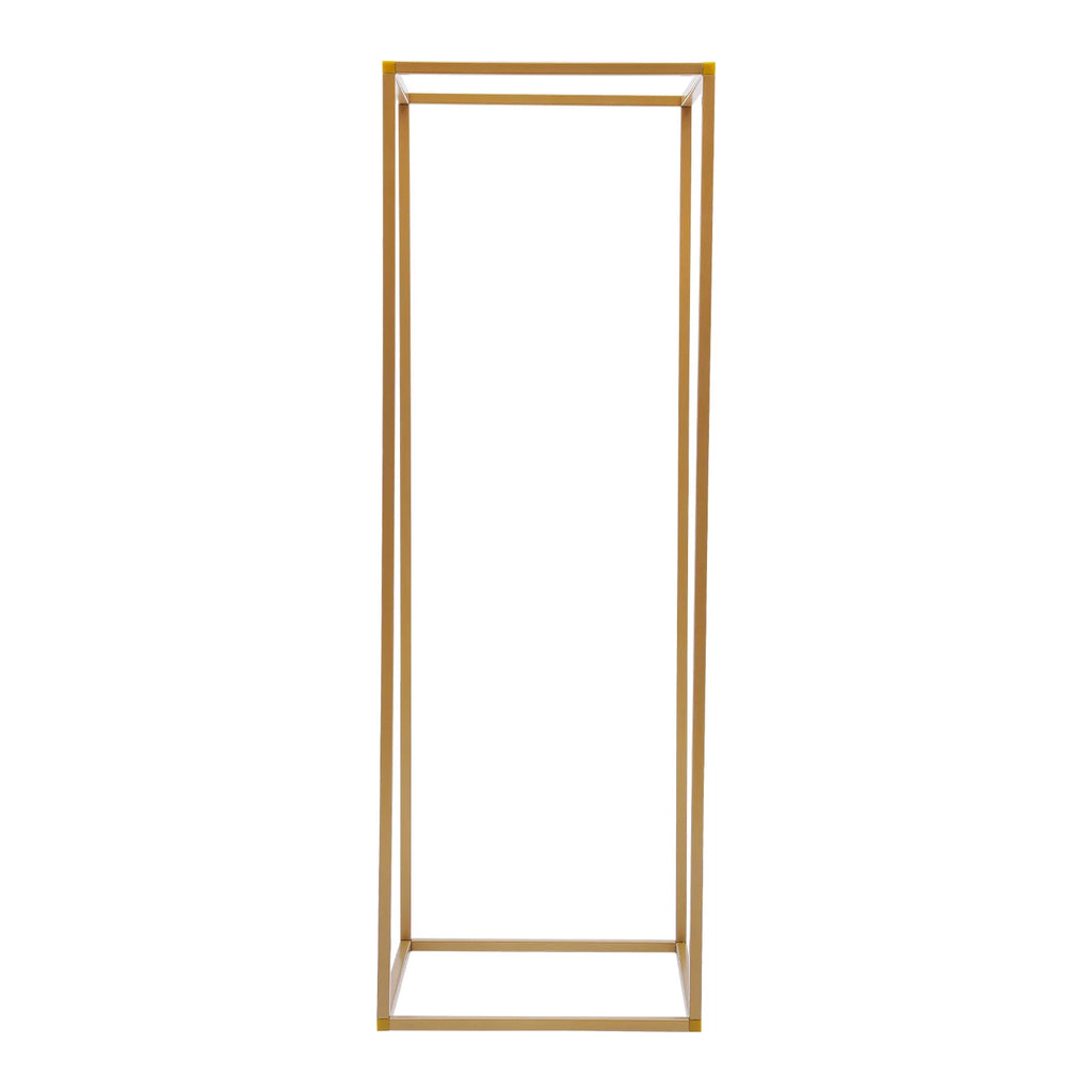 10PCS Golden Flower Stand 80cm/31.4inch Metal Wedding Column Stand Road Floor Vases for Party Birthday Events /Home Decor