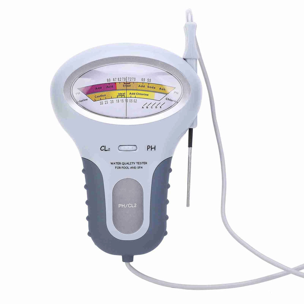 2 in 1 PH Chlorine Meter Chlorine Tester /PH Tester/ Chlorine Water Quality Testing Device/ CL2 Measuring Pool Swimming Accessories