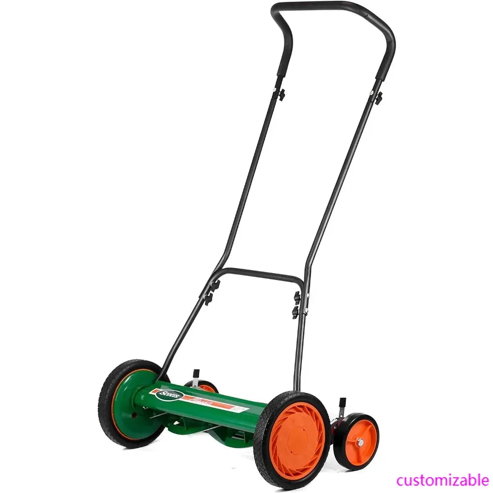 2000-20S 20" 5-Blade Classic Push Reel Lawn Mower, Green
