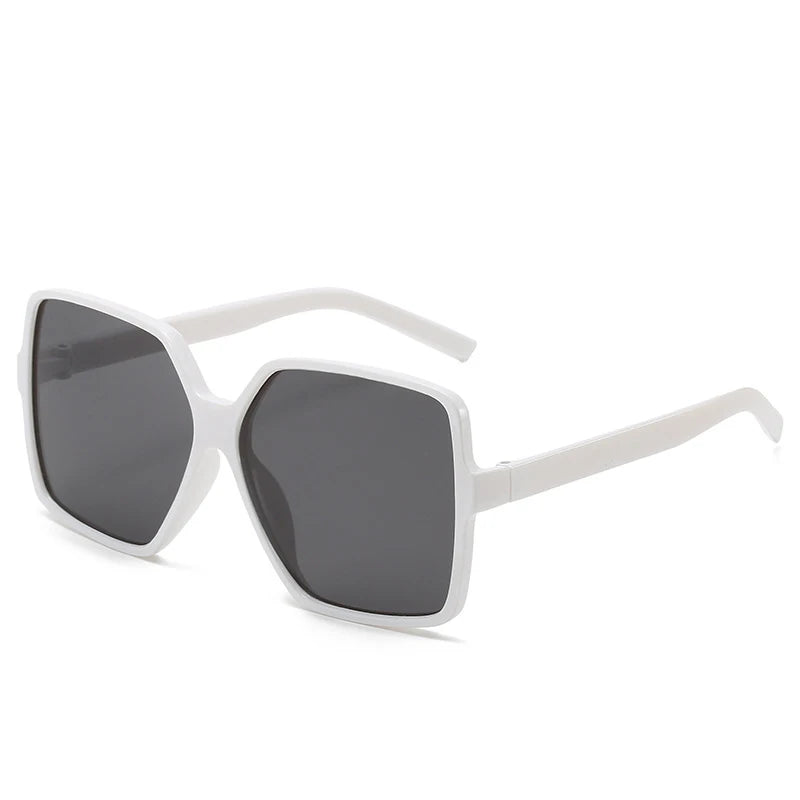 New Vintage Sunglasses Women/ Square Big Frame Sun Glasses Female Brand Designer Retro Shades Fashion