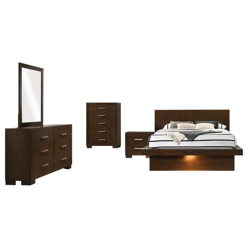 Cappuccino 5-Piece Queen Bedroom Set