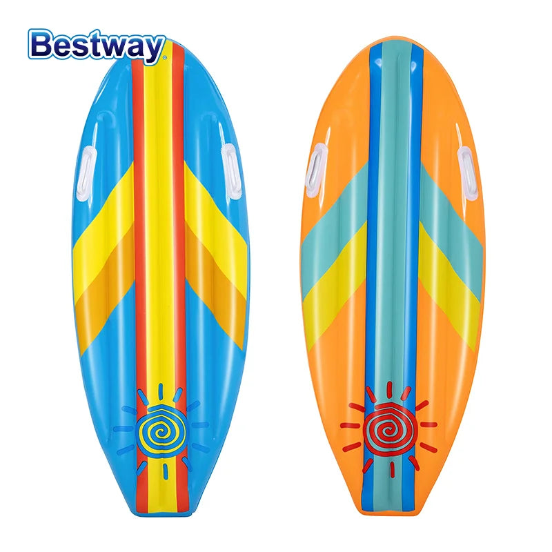Bestway 42046 Water Surfboard, Inflatable Pontoon Paddleboard, Water Play Pontoon, Pool Ride Pontoon Row