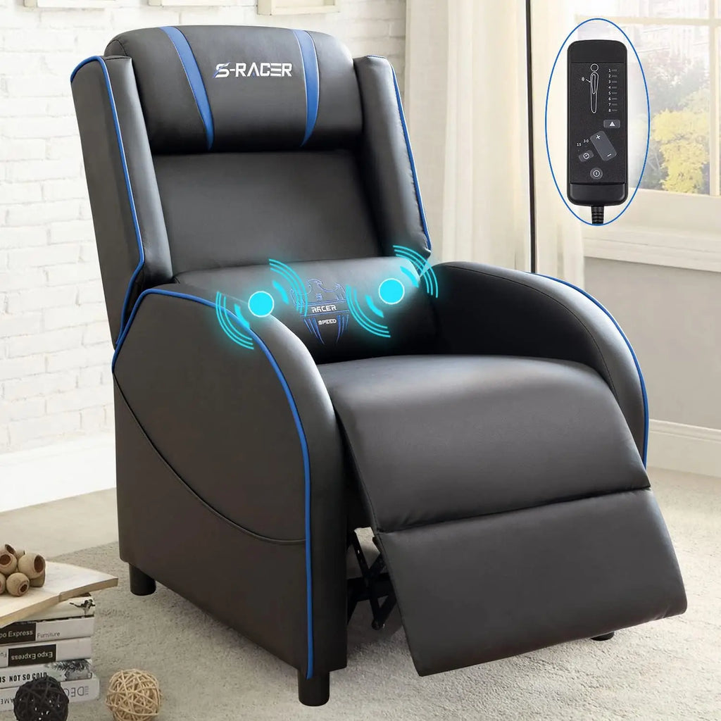 Ergonomic PU Leather Gaming Recliner