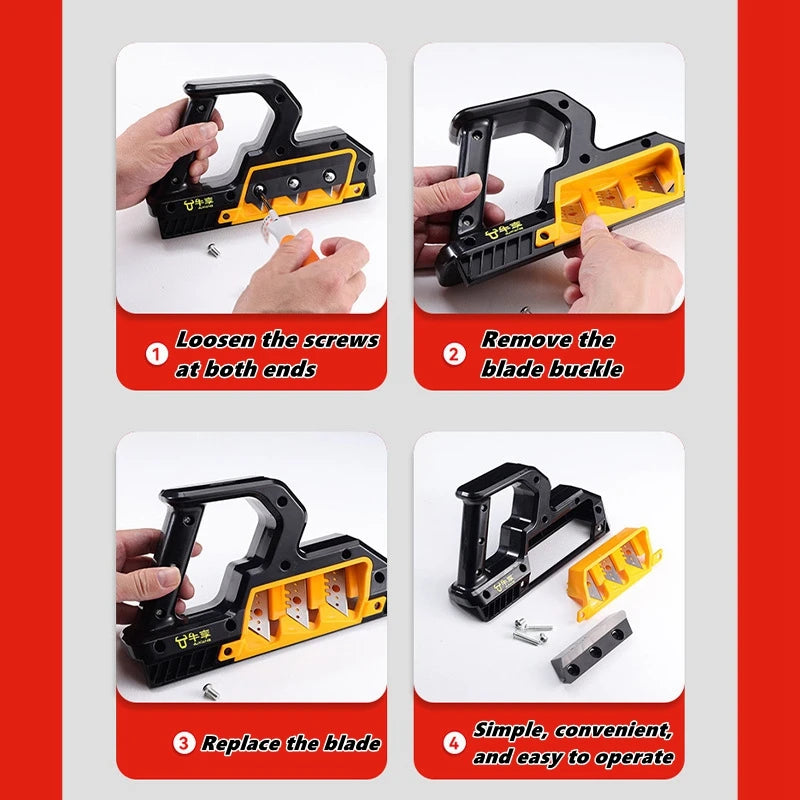 45°/60° Woodworking Chamferer Planers/ Plasterboard/ Quick Cutter Gypsum Board/ Hand Plane Drywall/ Edge Chamferer Trimmer