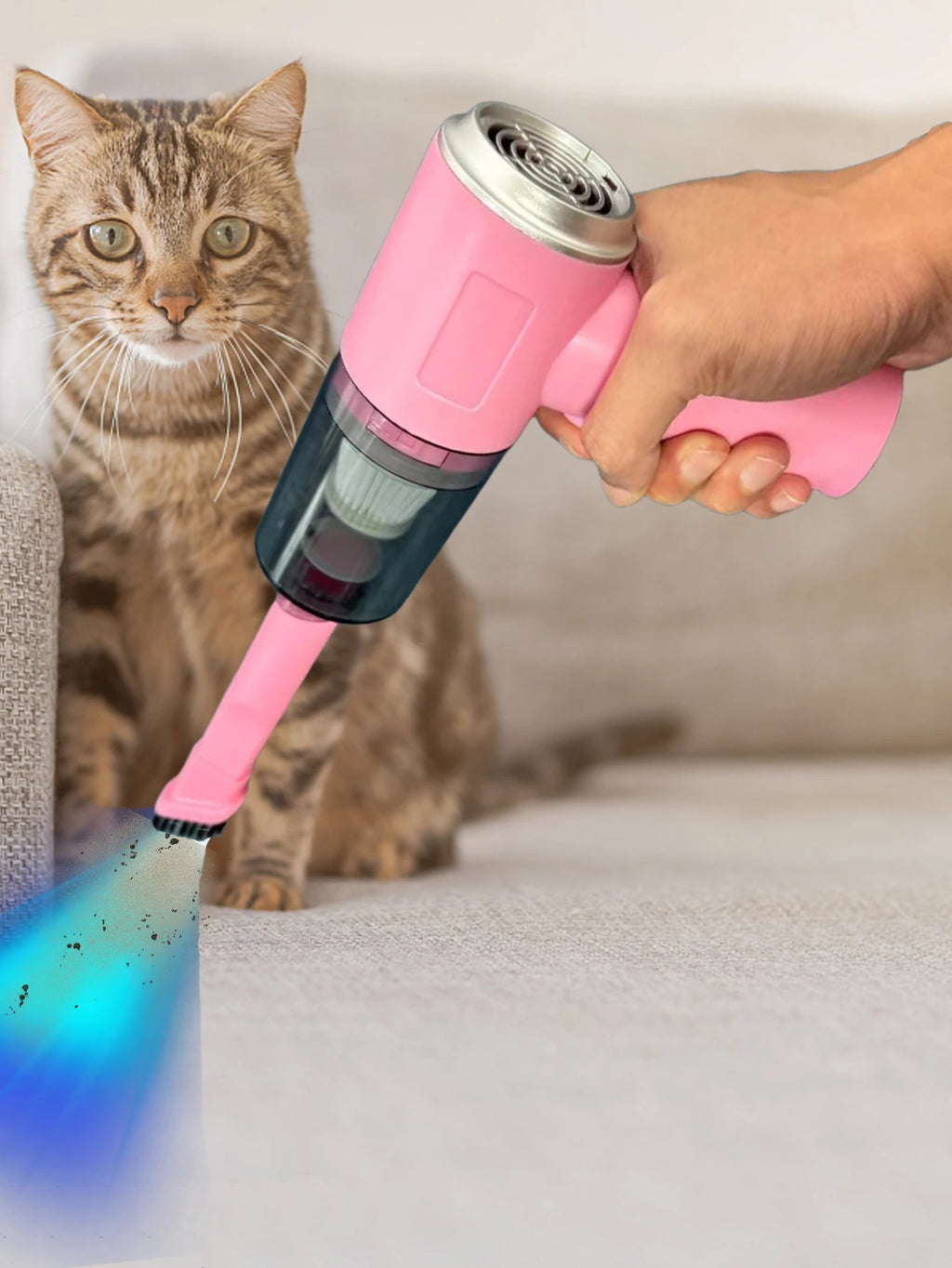 Wireless Hand Held Vehicle Vacuum/ Mini Vacuum Cleaner Super Suction Power/ Can Be Used for Car and Home Cleaning
