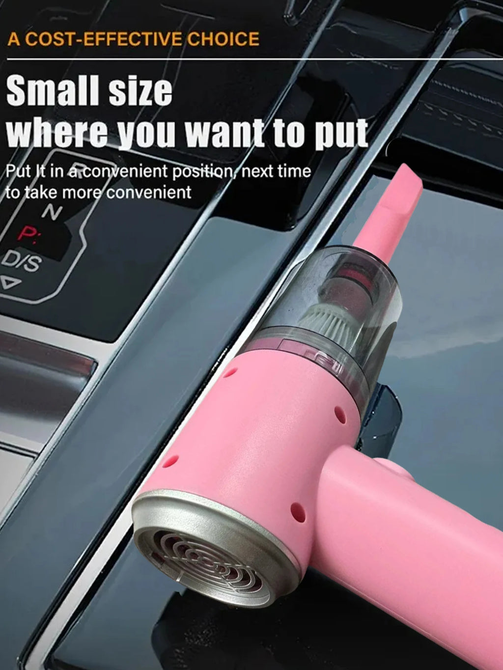 Wireless Hand Held Vehicle Vacuum/ Mini Vacuum Cleaner Super Suction Power/ Can Be Used for Car and Home Cleaning
