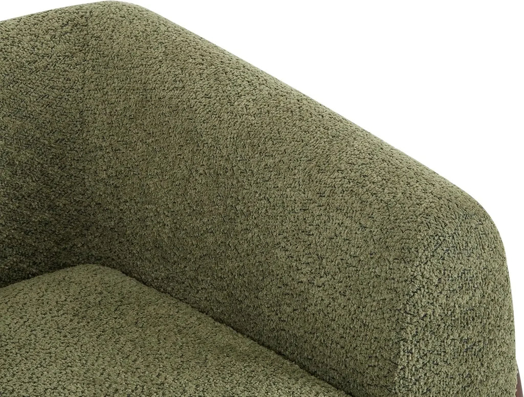 Holly Modern Boucle Fabric Upholstered Club Chair for Living Room, Home Office, Apartment, Relaxing Chair