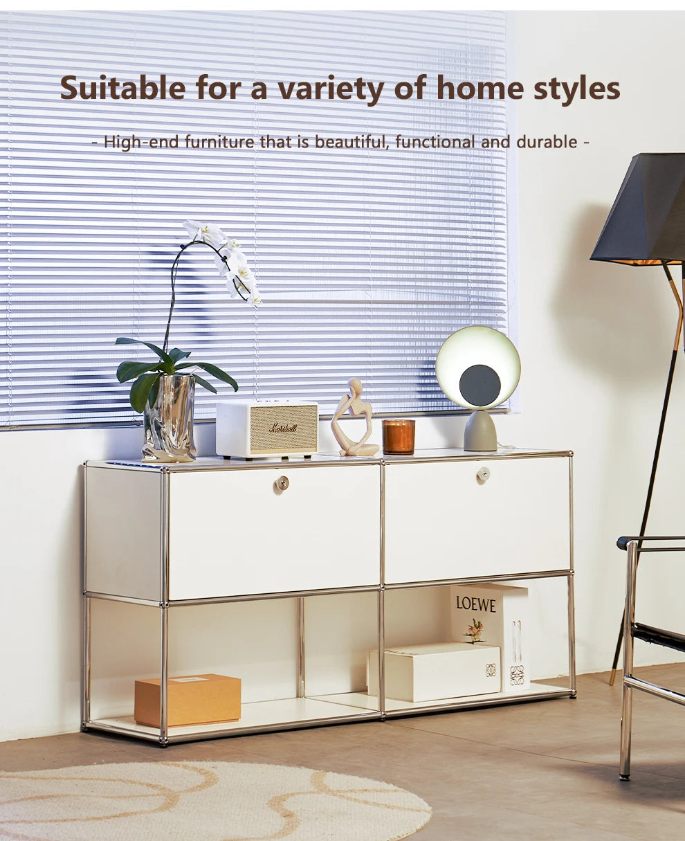 Tv Stand Storage/Cabinets/ Corner Cabinet/ Metal Storage Display Cabinet/ Living Room Cabinets Furniture