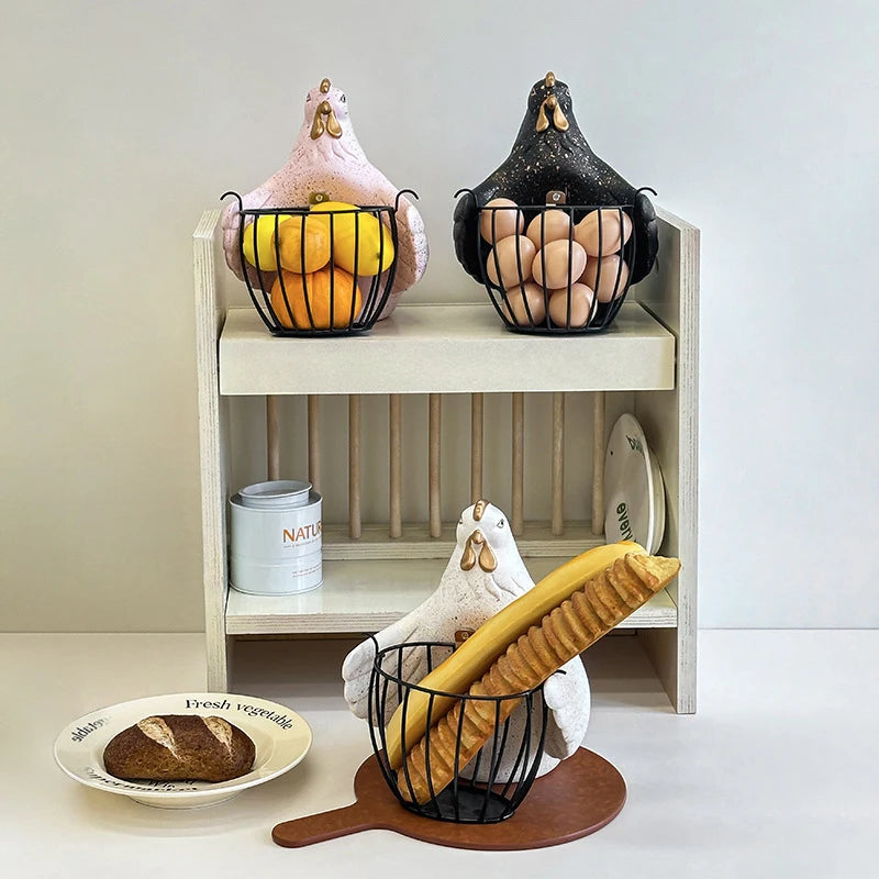 Kitchen Storage Basket/ Multifunction/ Removable Organizer Baskets Modern Table Centerpiece /Storage Basket/ Creative Design Baskets