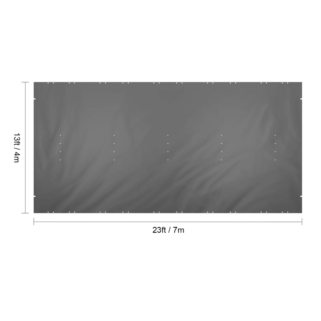 Pool Safety Cover In-ground PVC Rectangular Solid Charcoal Pool Covers for Swimming Pool Winter Protection Cover