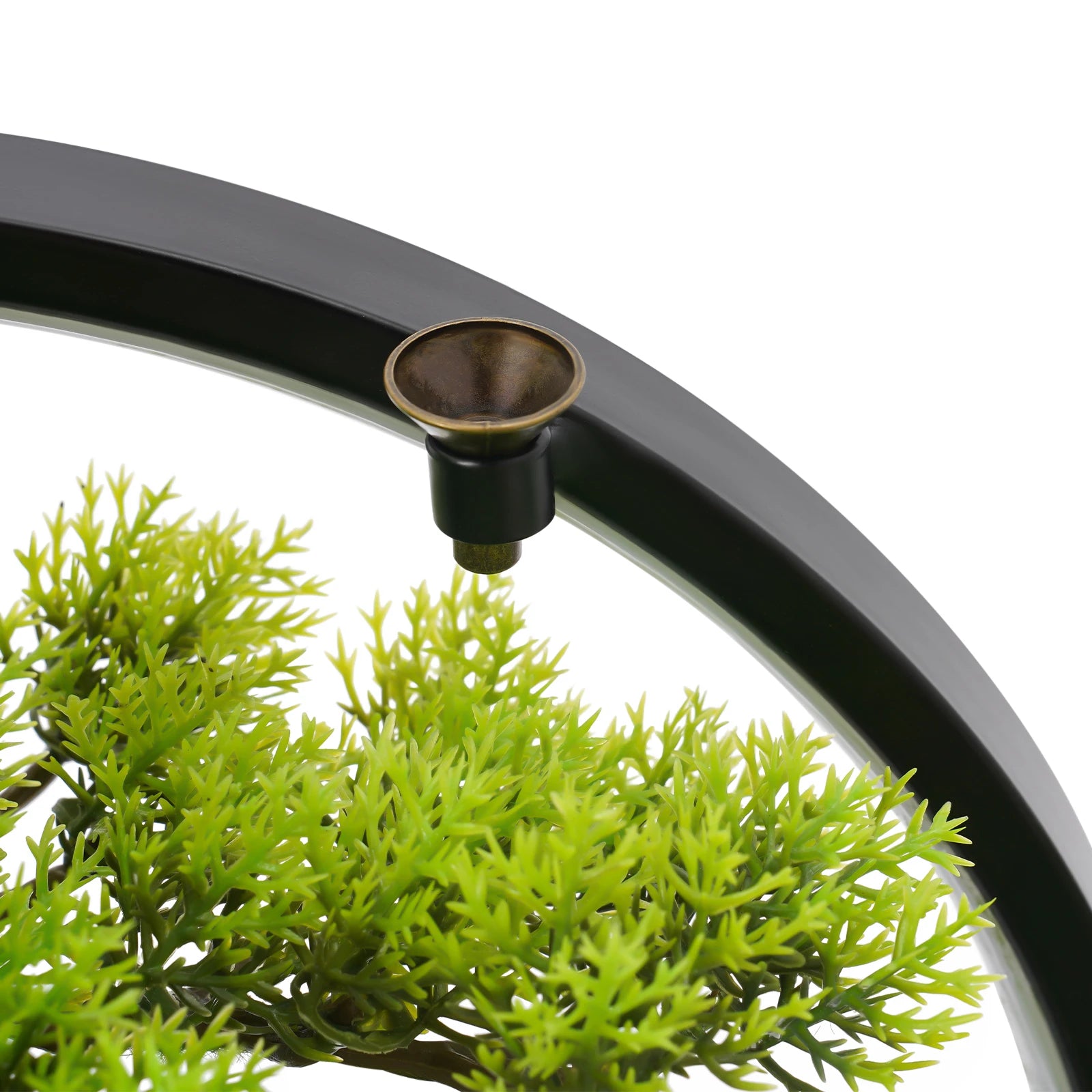LED Dimmable Artificial Bonsai Tree/ Zen Tabletop Decor/ USB Warm Light Simulation /Pine Tree Desktop Ornament for Home/ Office/ Meditation Room