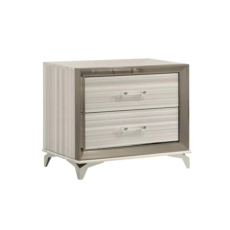 5PC White King Bedroom Set