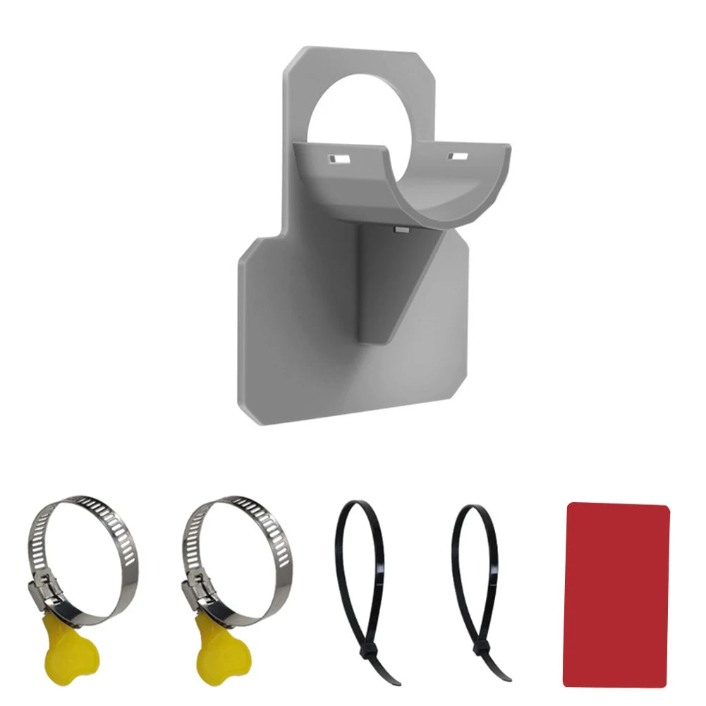 Original Pool Pipe Fixing Holder/ Pool Hose Support/ Hose Outlet Mount with Cable Tie Clamp for Intex Above Ground Pool Accessory