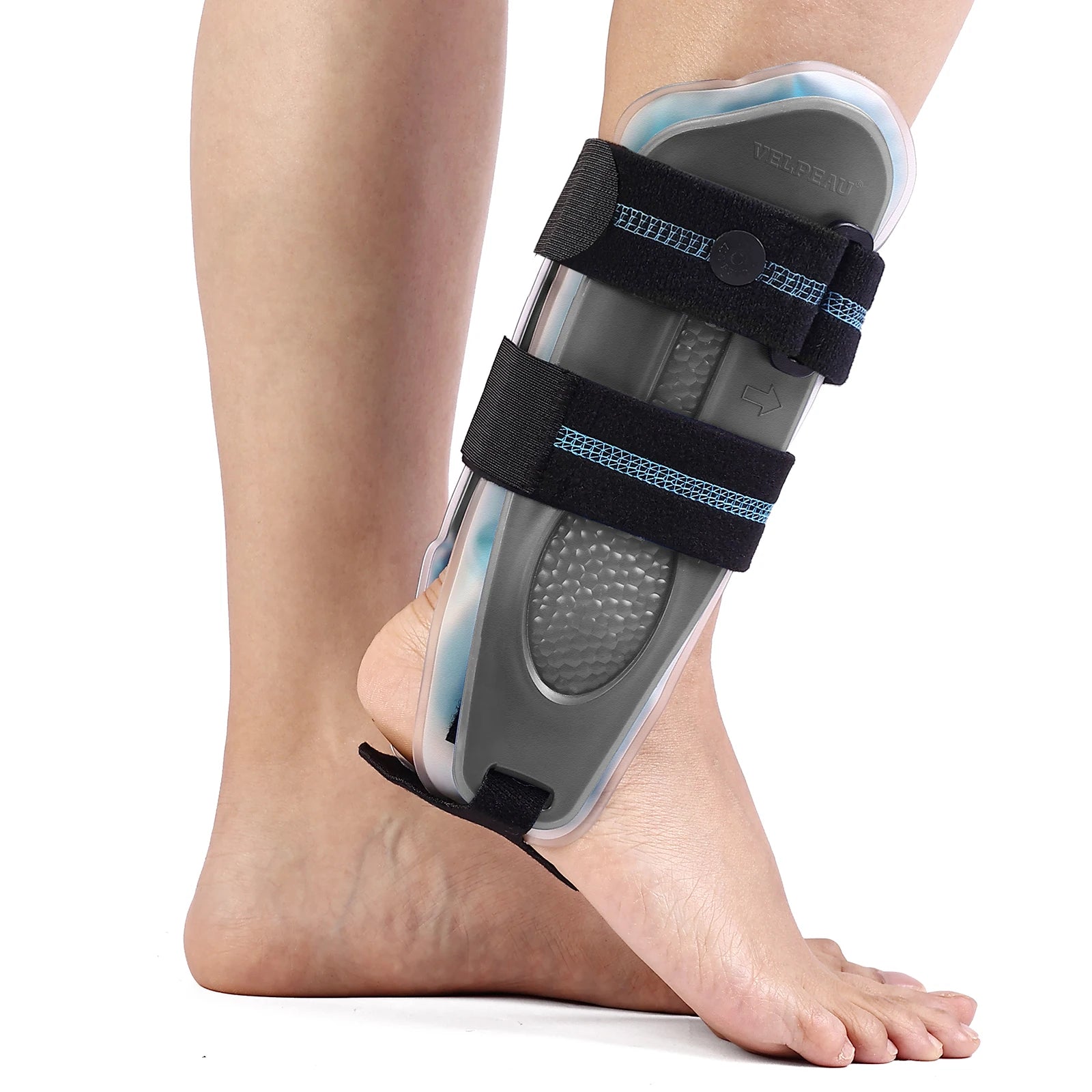 Ankle Splint Brace for Foot Support, Fracture and Sprain, Adjustable Stirrup Ankle Immobilizer, Two Models Available