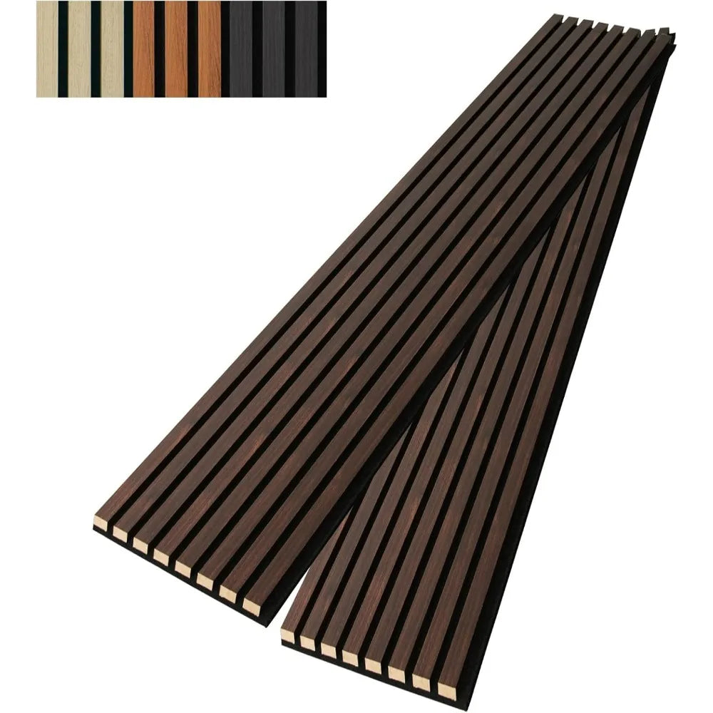 Art 3D Wall Panels: 108 x 13 Wooden Slat Wall Panels, 2-Pack/ 3D Soundproofing Acoustic Wall Panels, Large Size