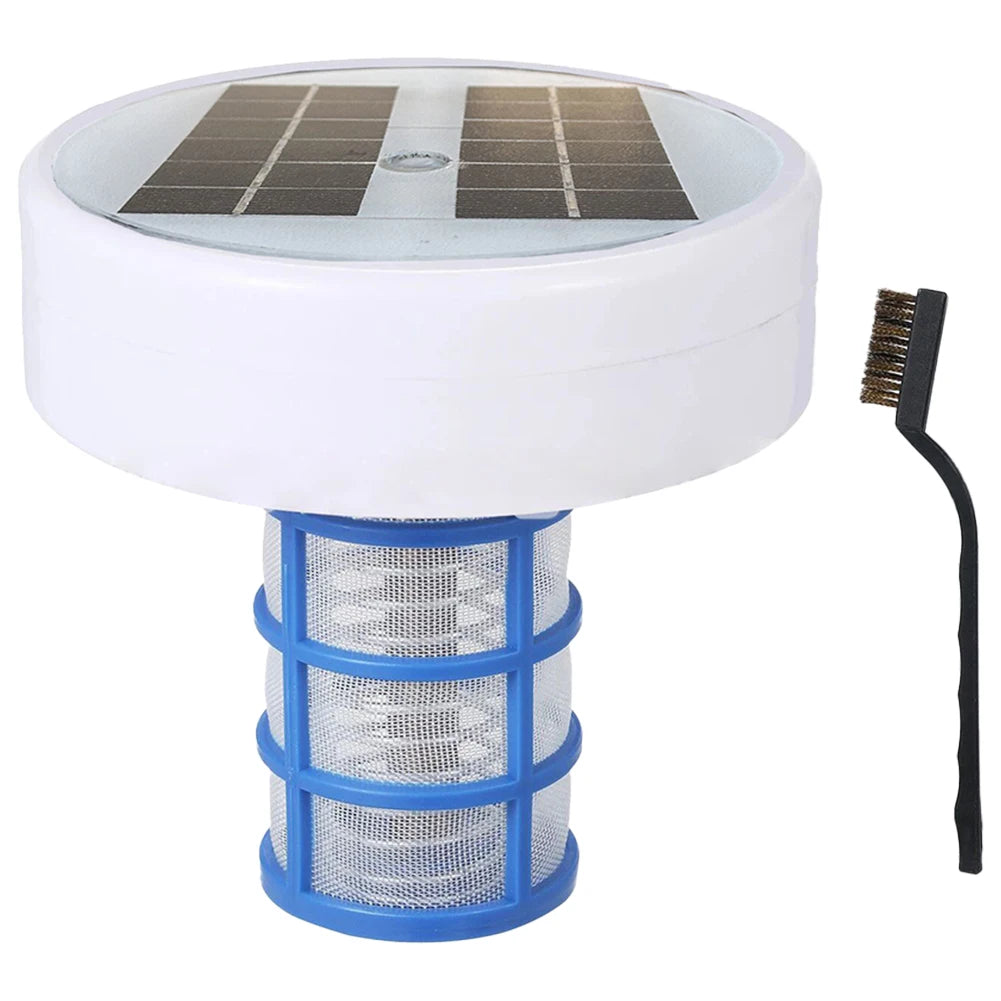 Solar Pool Ionizer Purifier/ Kills-Algae/ Swimming Pool Water Purifiers/ Chlorine-Free Sun Shock &/Water Purifier For Outdoor Hot Tub