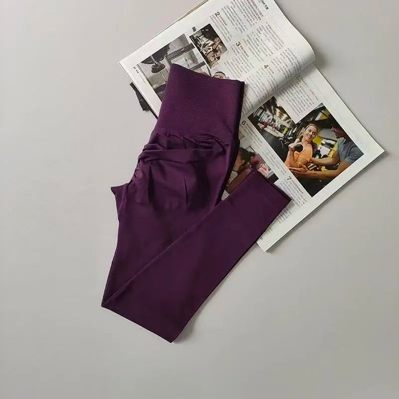 Seamless Sport Yoga High Waist Pants Leggings Sport See Through Yoga Gym Running Quick Dry Pants Scrunch Butt Pants