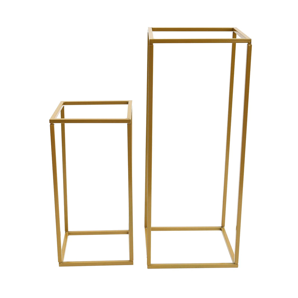 4 Pack Flower Stand Detachable Geometric Floral Display Rack Wedding Party Backdrop Stand/ Home/ Garden/ Hotel Decoration
