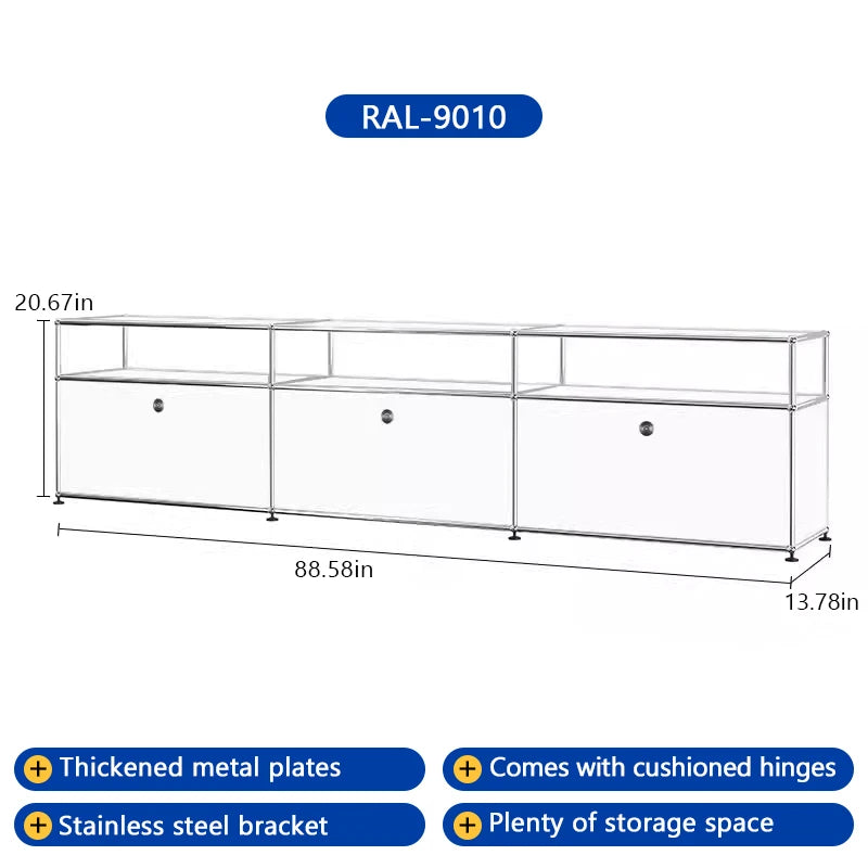 Tv Stand Storage/Cabinets/ Corner Cabinet/ Metal Storage Display Cabinet/ Living Room Cabinets Furniture