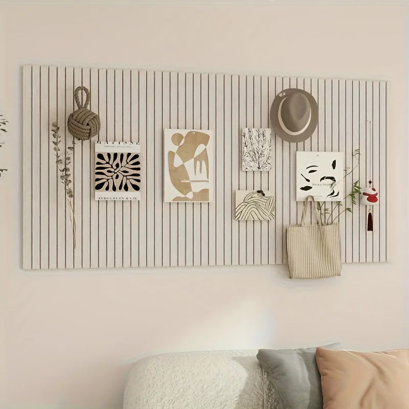 Large Bohemian Felt Wall Tiles - Round Cork Bulletin Boards, for Home and Office/ Decoration /Wall Decor /Living Room Decoration