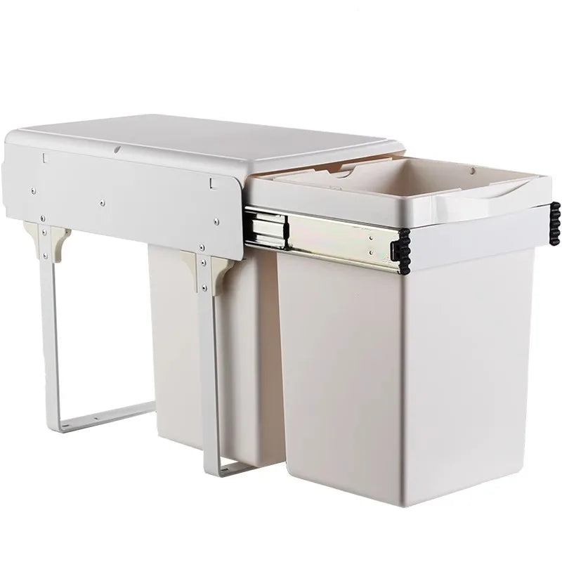 Kitchen Sink Trash Can, Large Kitchen Cabinet Recycle Bin, Food Waste Litter Bins, Dustbin Recycling ,Trash Sorting Home Appliance