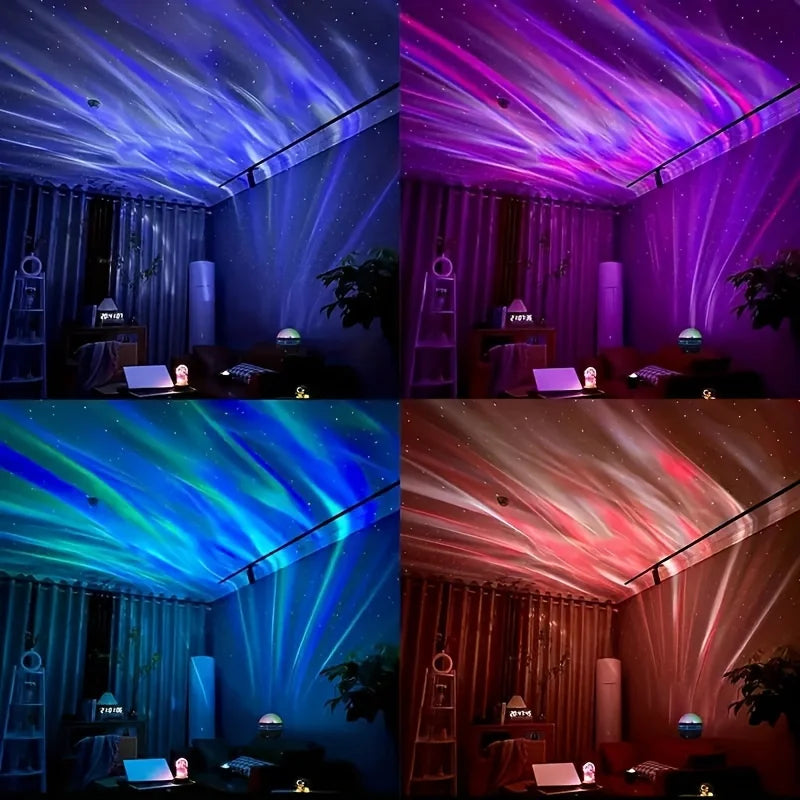 LED Starry Sky Northern Light Projector/ A variety of Styles Projection Lamp with Remote Control /Auto Rotate for Home Party Decor