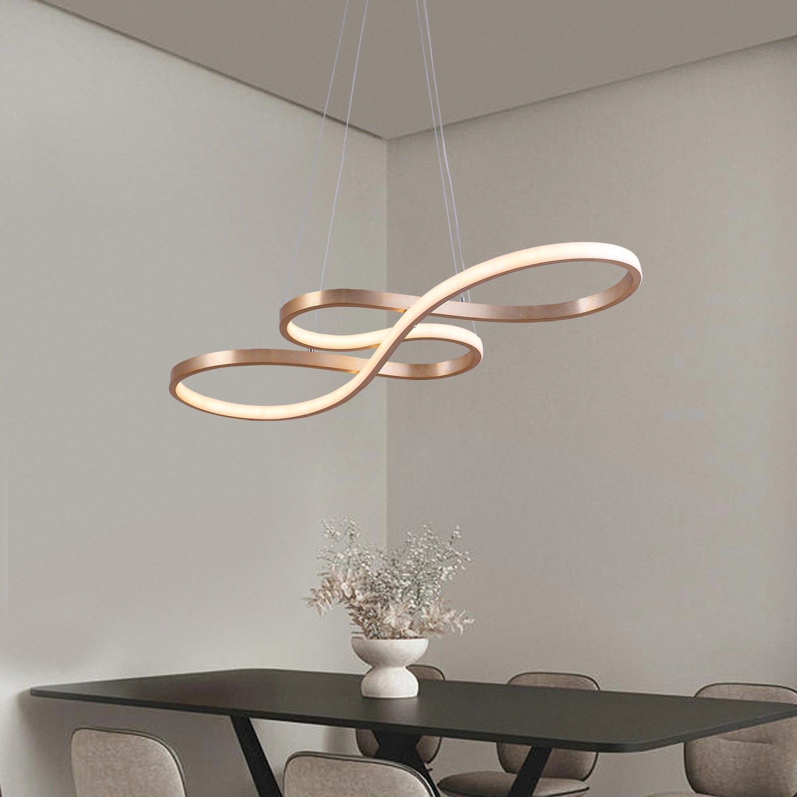 Modern Chandelier Pendant Light/ Acrylic/ Note Dimmable Led Ceiling Lamp/ Dining/ Living Room/ Hotel Decor/ Hanging Fixture
