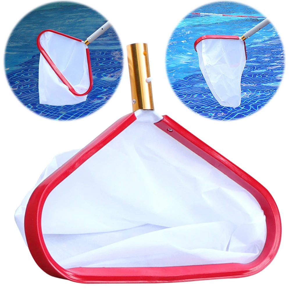 Pool Landing Net Pool Skimmer Net with Aluminum Handle Fine Mesh Pool Net/ Pool Leaf Skimmer Net for Cleaning Swimming Pool