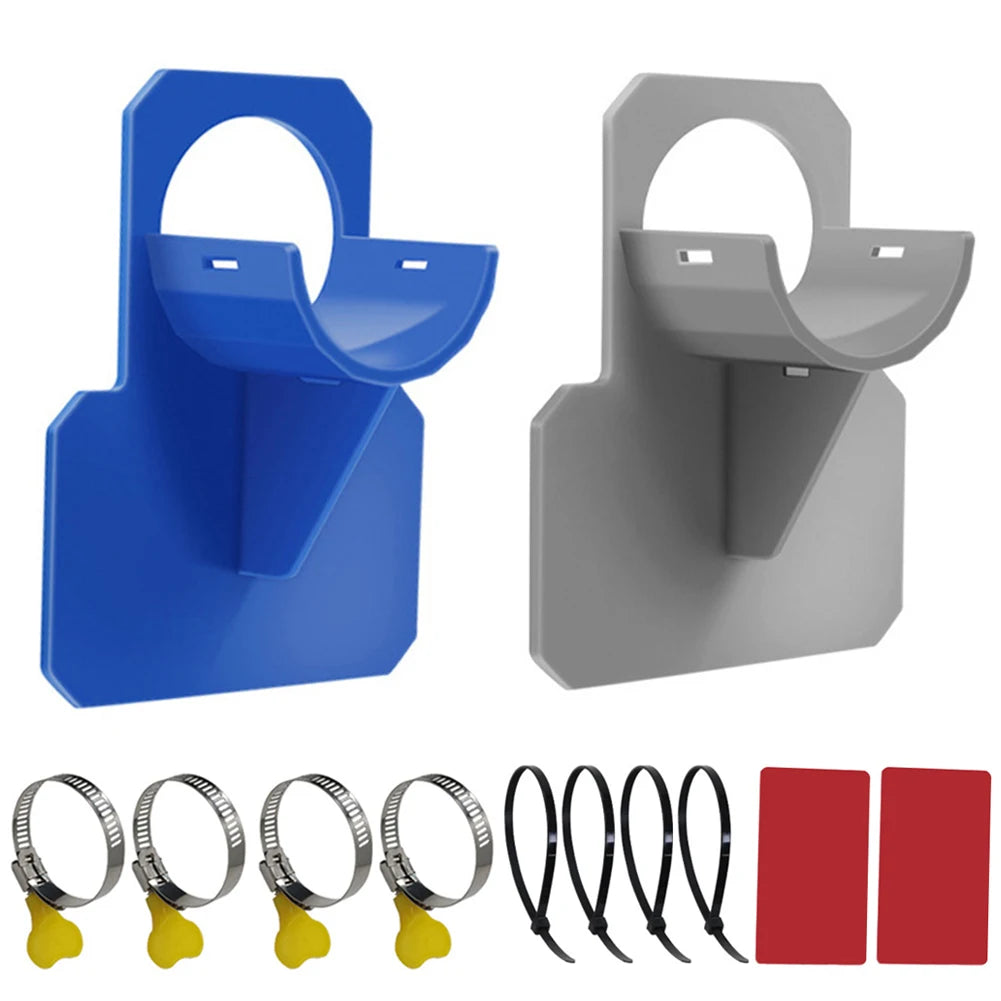 Original Pool Pipe Fixing Holder/ Pool Hose Support/ Hose Outlet Mount with Cable Tie Clamp for Intex Above Ground Pool Accessory
