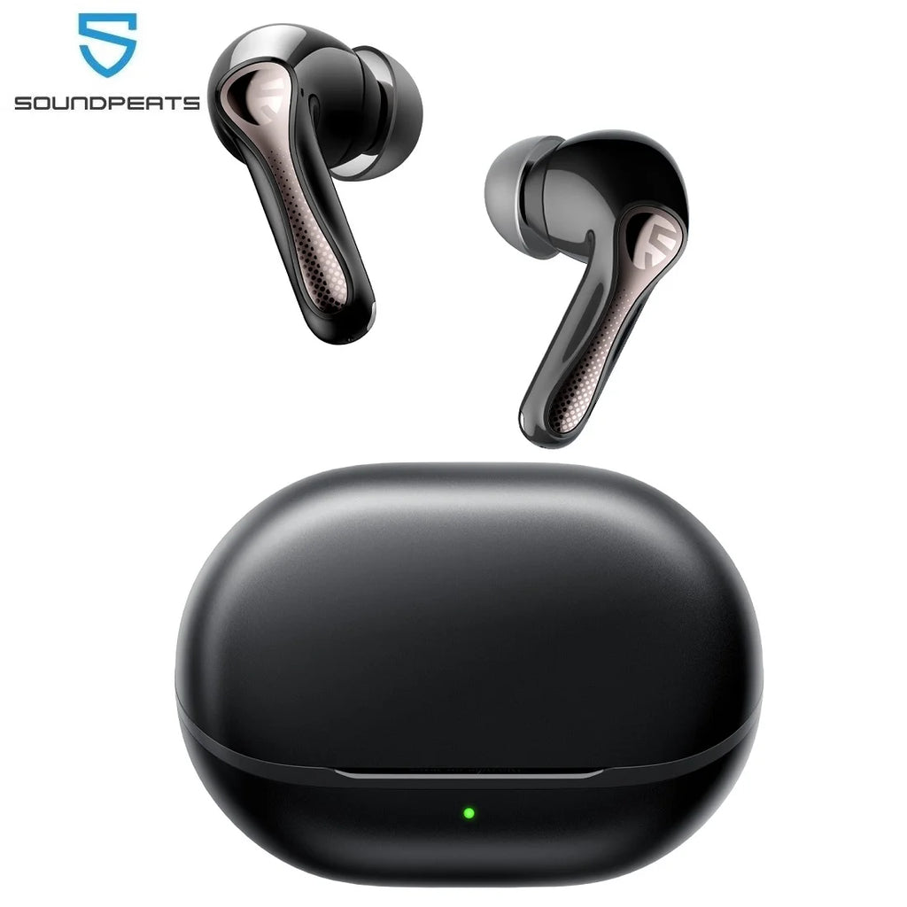 Air5 Pro Wireless Earphones 55 dB Adaptive Hybrid ANC Bluetooth 5.4 Earbuds, Hi-Res LDAC Apt X Lossless,6 Mics AI ENC